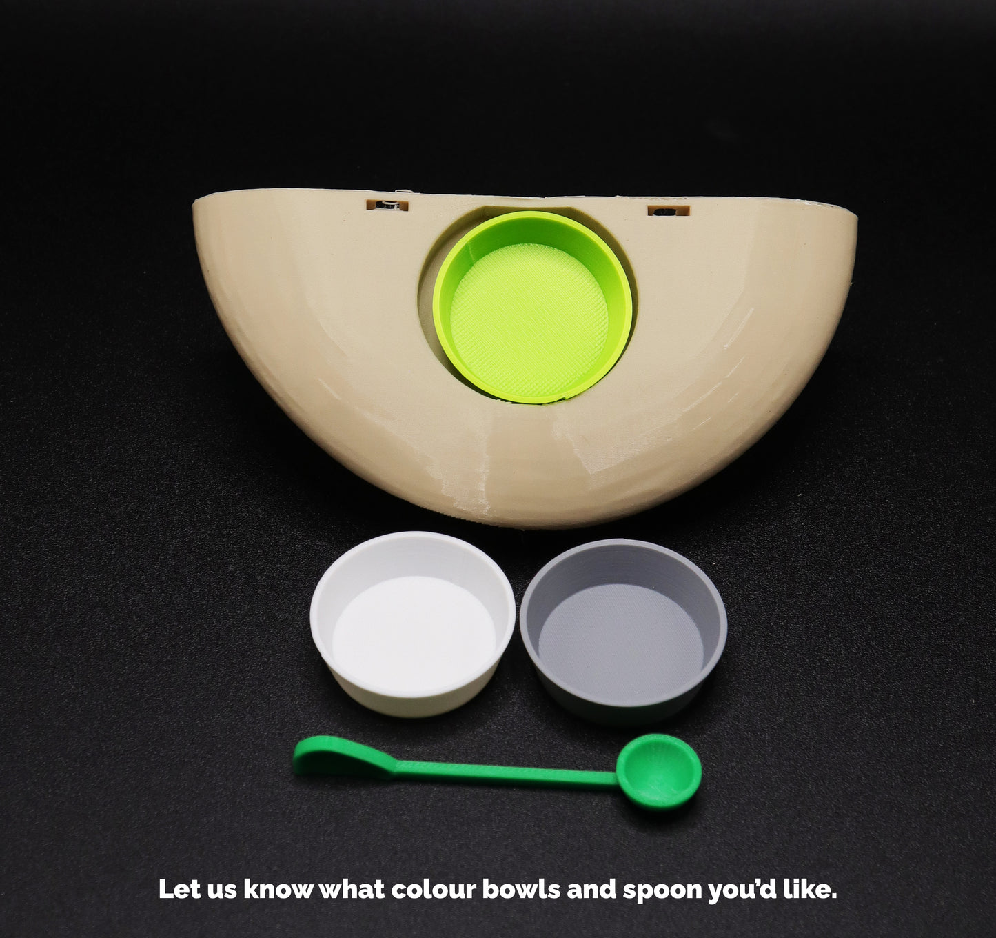 Mushroom Feeding Ledge & Bowls For Geckos & Frogs