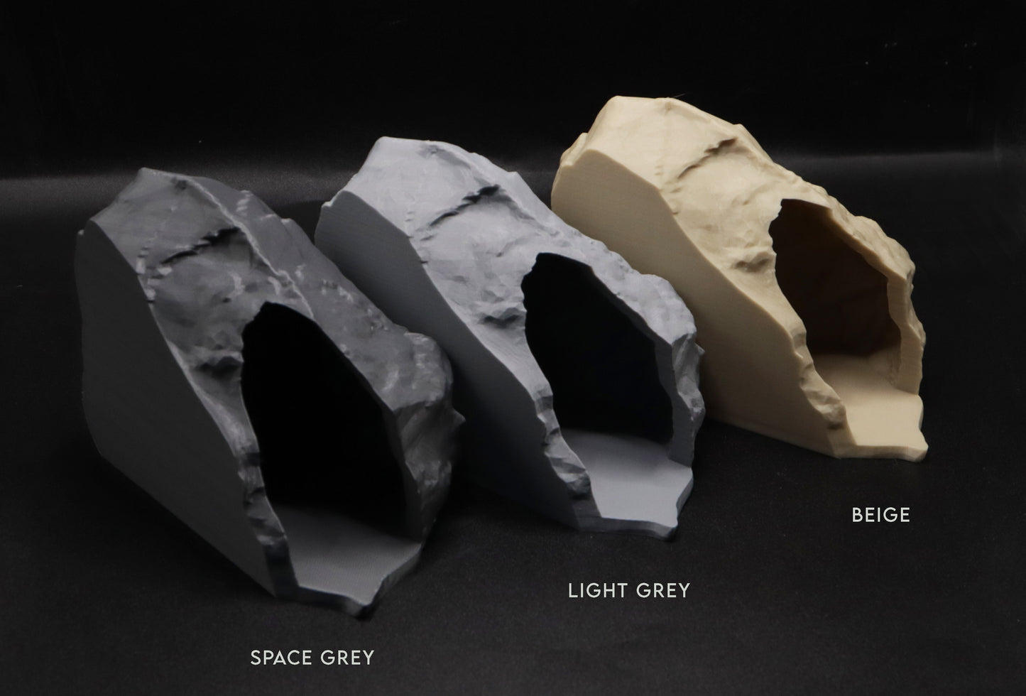 Magnetic Rocky Ledge Hide For Frogs & Geckos