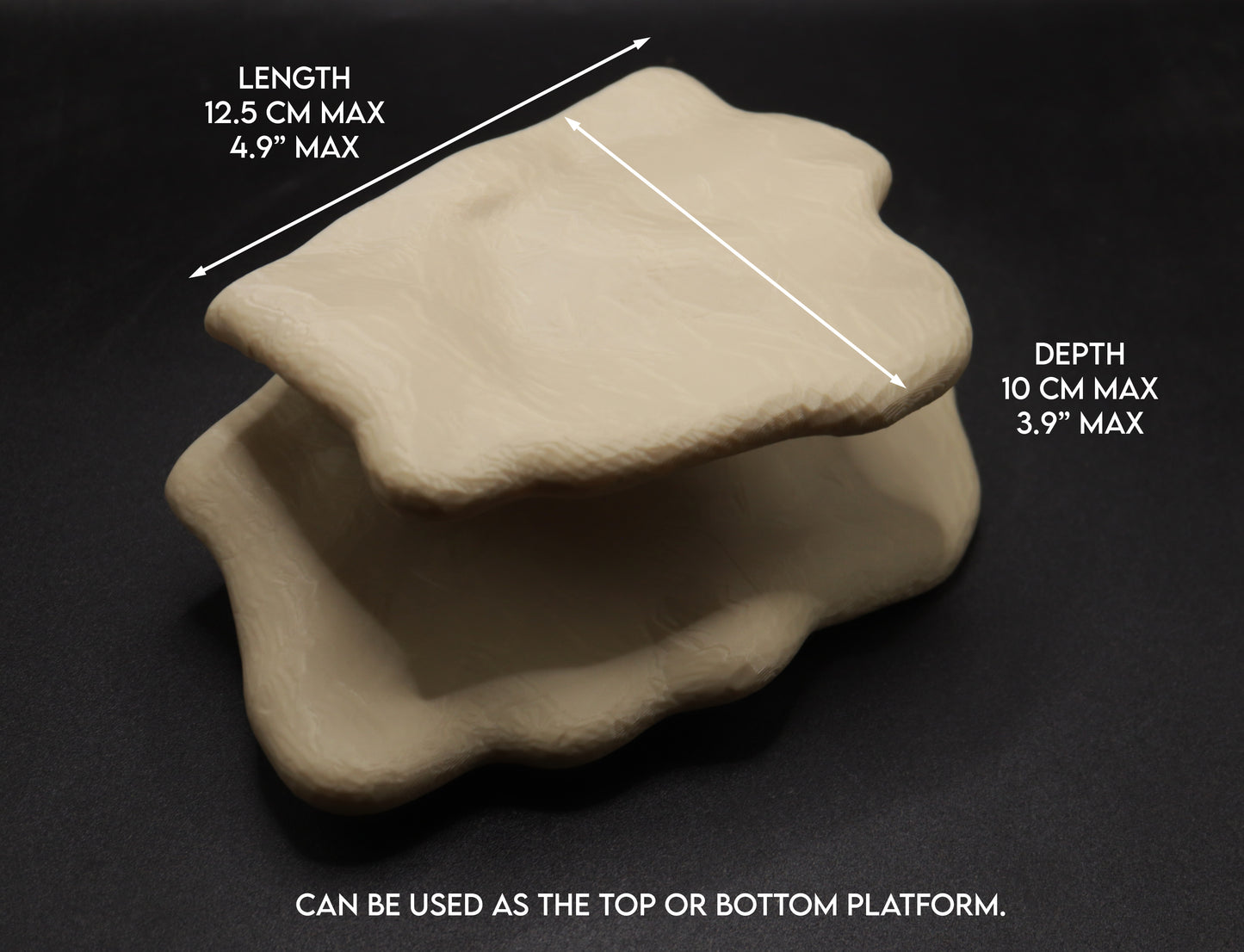 Magnetic Double Mushroom Ledge For Frogs & Geckos