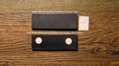 Personalised Self-Adhesive Vivarium Sign